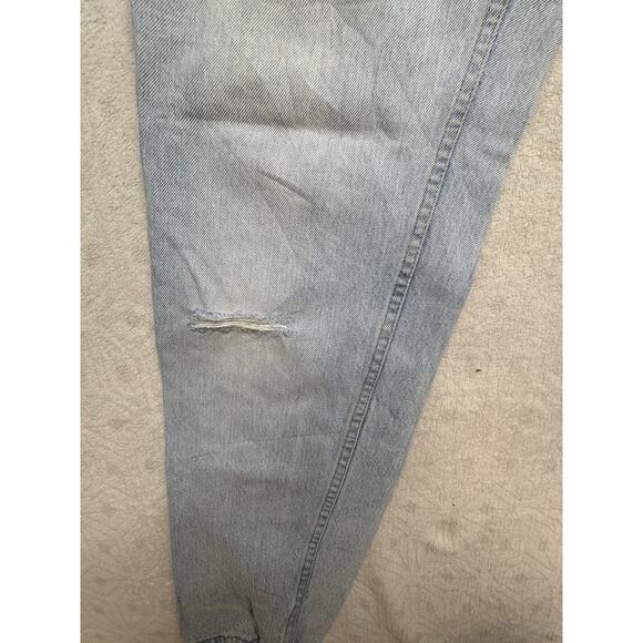 VINTAGE Aeropostale Jeans Women 12 Light Wash High Rise Zip Fly USA Made 90s Y2K - Picture 5 of 11
